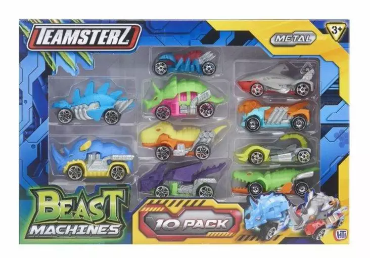 TZ Beast Machine Die-cast 10-pack - Leikkihahmot ja -setit - 5050841743517 - 1
