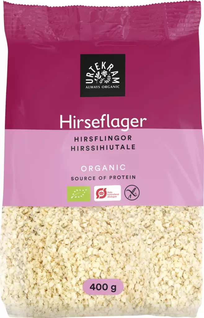 URTEKRAM HIRSSIHIUTALE 400G - Kissat - 5765228122037 - 1