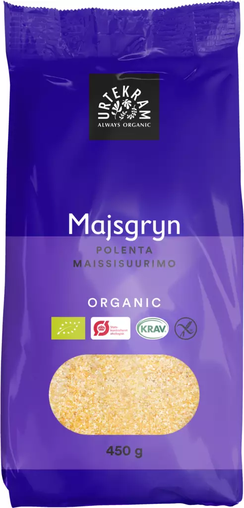 URTEKRAM MAISSISUURIMO POLENTA 450G - Kissat - 5765228112137 - 1