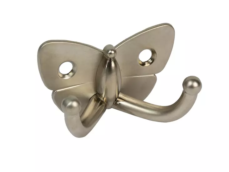 Vaatekoukku Asolo samakki/mattanikkeli - Koukut ja naulakot - 6414675062487 - 1