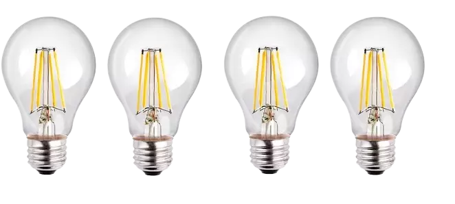 Vatti pallolamppu e27 1060l 2700k 4kpl - Led-lamput - 6438168108087 - 1