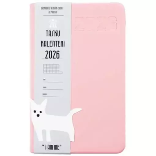 Viikkokalenteri A5 pinkki Memory - Kalenterit - 6429810296337 - 1