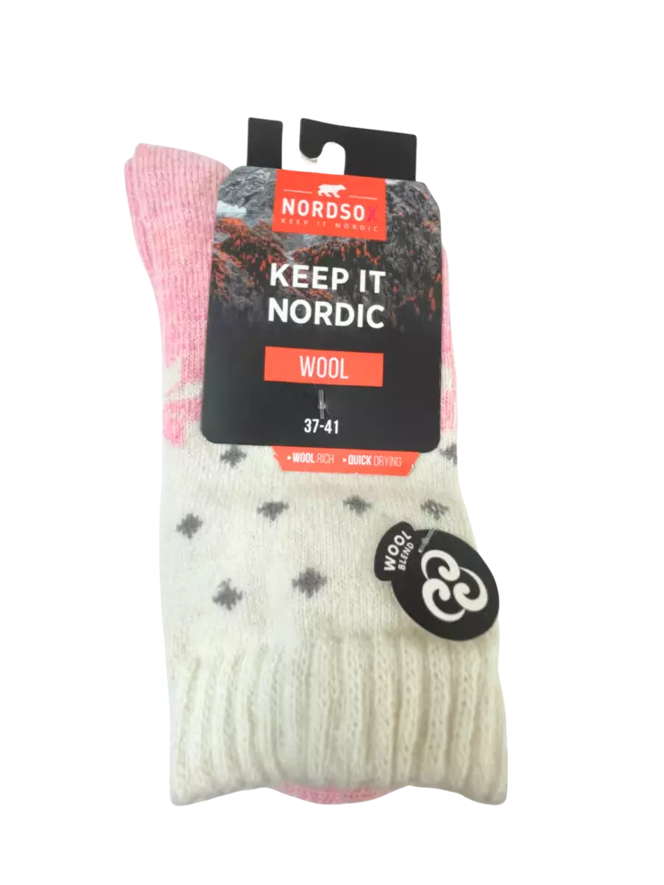 Villasukka 37-41 Roosa - Naisten sukat ja sukkahousut - 6438159068697 - 1