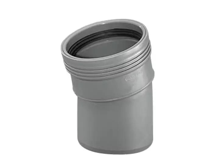 Wavin HT/PP Kulmayhde 50x15° - Viemäriputket ja putkenosat - 5907444309797 - 1