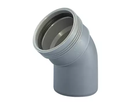 Wafix HT/PP Kulmayhde 50x45° - Viemäriputket ja putkenosat - 5907444302217 - 1