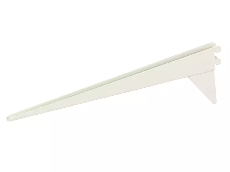 Wall-U kannatin vahvistettu 40cm teräs/valkoinen - Hyllyt ja kannakkeet - 6414675026557 - 1