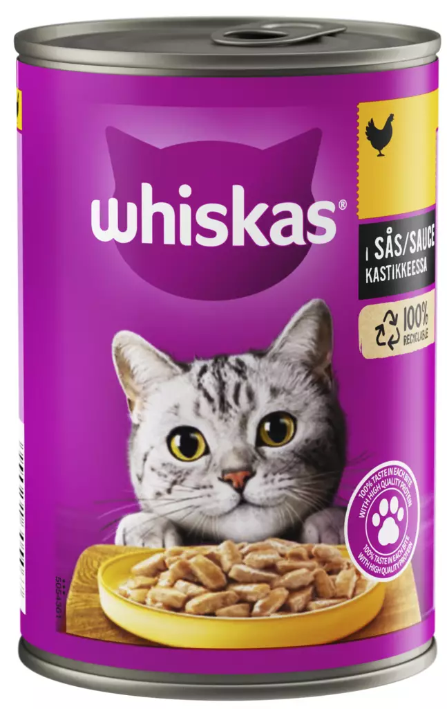 Whiskas Kanaa kastikkeessa 400g - Kissan märkäruoat - 5900951305467 - 1