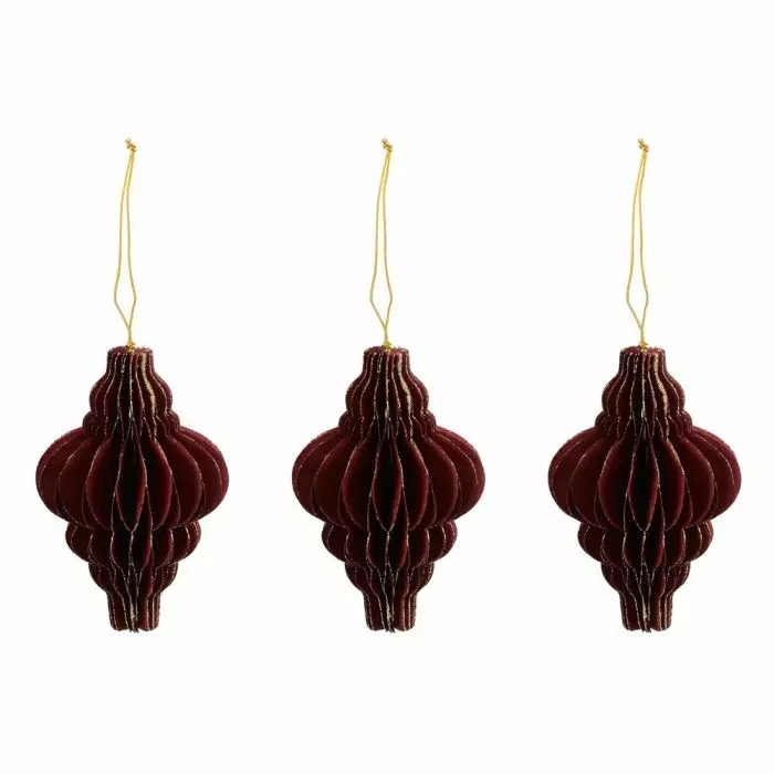 Winteria paperipallo 10cm 3kpl - Joulukoristeet - 6410416105727 - 1