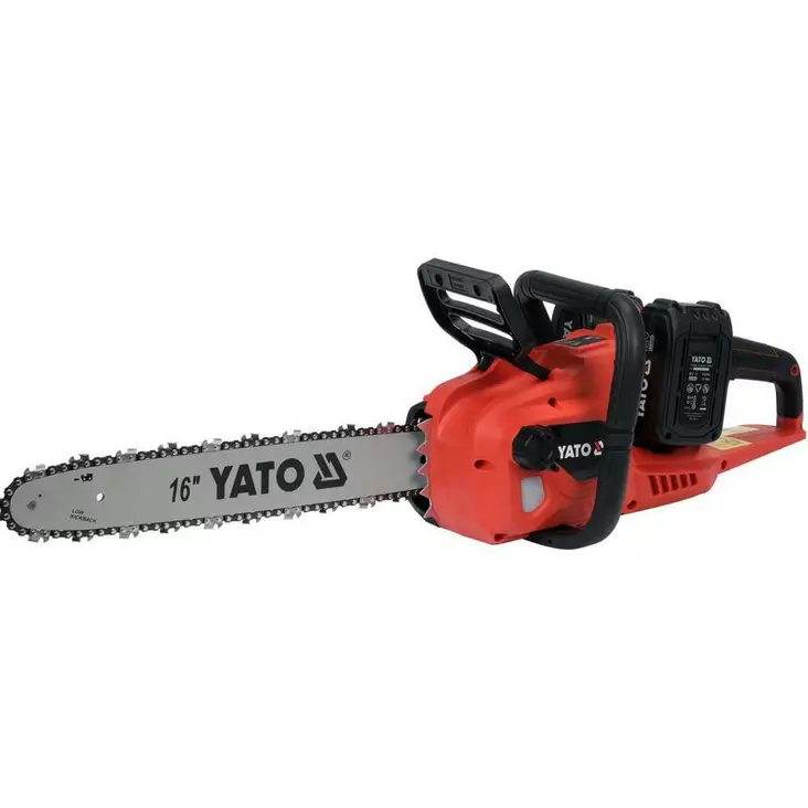 Yato akkumoottorisaha 16" 2x18v 2 x 4ah akku + pikalaturi sarja - Ketjusahat - 5906083091957 - 1