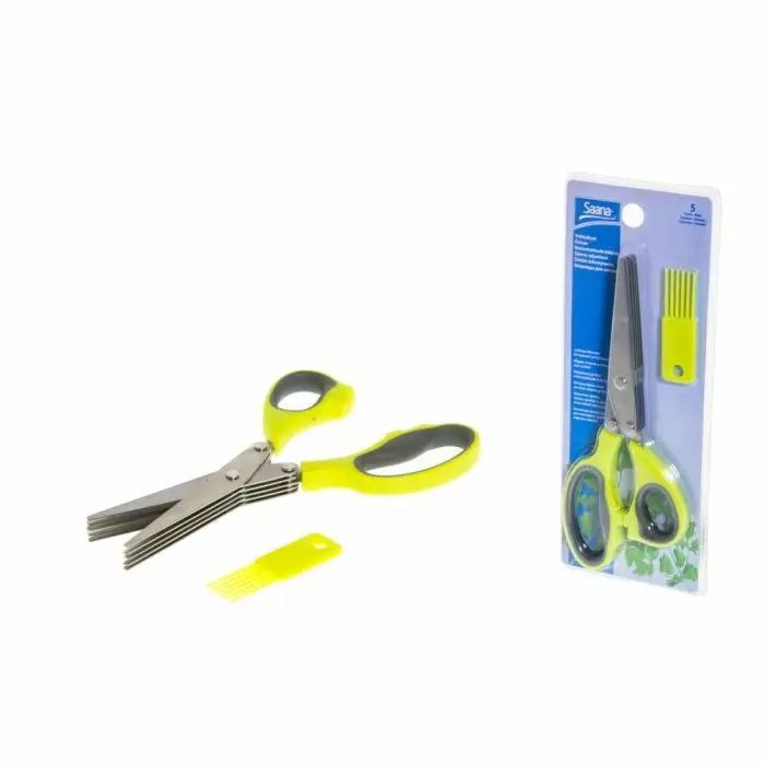 Yrttisakset 5-teräinen - Sakset - 6410412198457 - 1