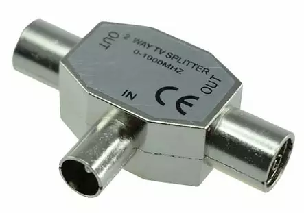 Antennin jakopistoke U/2N metalli - Antennijohdot ja kaapelit, antennit - 6438140981318 - 1