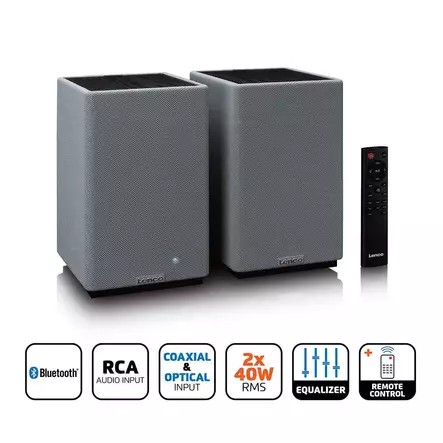 Aktiivikaiutinpari lenco, bluetoothilla - Bluetooth kaiuttimet - 8711902091288 - 1