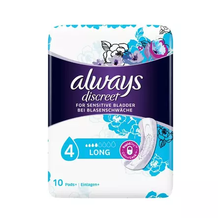 Always Discreet Long inkontinenssisuoja - Inkotinenssisuojat - 8001090065988 - 1