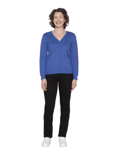 Brandtex neuletakki napituksella L - Naisten paidat ja puserot - 5713242110868 - 1