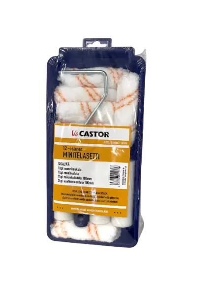 Castor minitelasetti 12-os. - Maalaustelatelat ja jatkovarret - 6438168110318 - 2