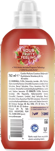 Comfort Creations Strawberry & Lily - Pyykinpesu- ja huuhteluaineet - 8720181638688 - 2