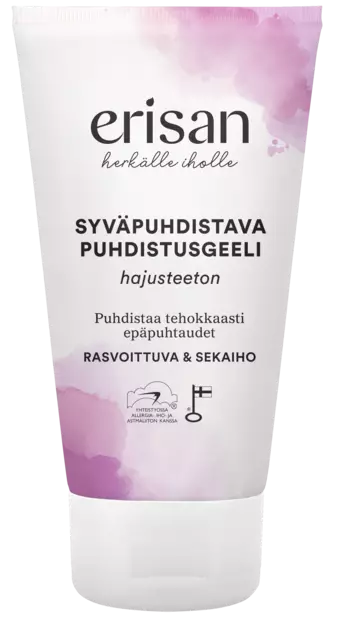 Erisan Hajusteeton Syväpuhdistava Puhdistusgeeli 150ml - Kasvovedet ja kasvojen puhdistusaineet - 6417964577358 - 1