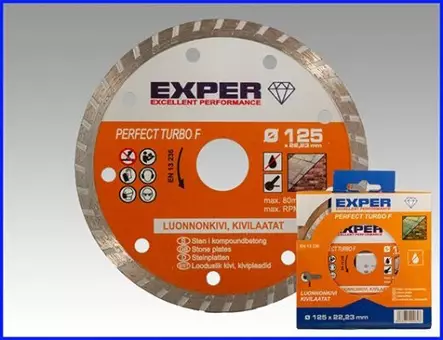 Exper timanttilaikka 125mm Turbo - Katkaisulaikat - 6438081000628 - 1