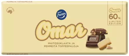 Fazer Omar maitosuklaa 180g - Suklaat - 6416453095168 - 1