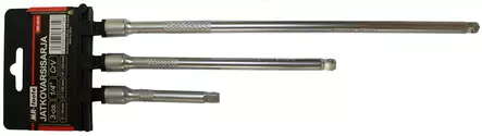 Jatkovarsisarja 3-os. 1/4" - Jatkovarret,niveljatkot ja adapterit - 6430074697198 - 1
