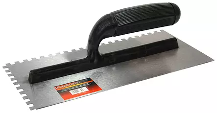 Teräsliippa 120x270mm hammastettu - Laastikammat ja kauhat - 6420286850238 - 1