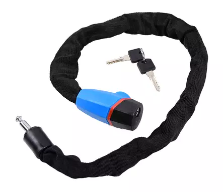 LS Ketjulukko Python 800x6mm musta - Lukot - 6418641078748 - 1