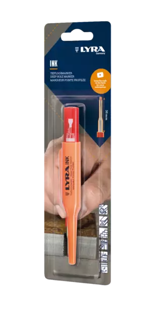 Lyra reikämarkkeri punainen INK KP - Merkkausvälineet - 4084900408858 - 2