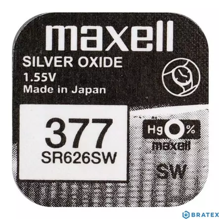 Maxell lithiumparisto SR626SW 1kpl /377 - Nappiparistot - 4902580132248 - 1