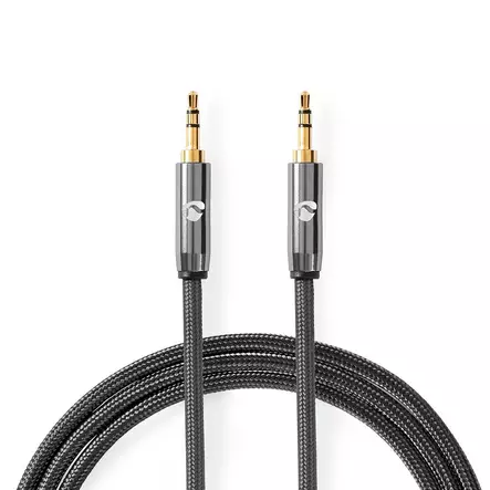 Nedis stereoäänikaapeli 3,5mm-3,5mm 5m - Audiokaapelit - 5412810318988 - 2