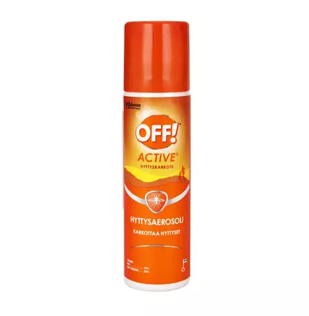 OFF! Hyttysaerosoli Active 65ml - Hyttysten karkoitus - 6414400022038 - 1