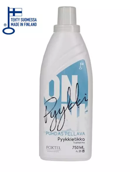 Onni pyykkietikka 750ml Puhdas Pellava - Pyykinpesu- ja huuhteluaineet - 6419642334208 - 1