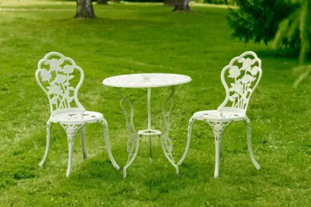 Parvekesetti Garda valkoinen - Puutarhapöydät - 6410411786778 - 2