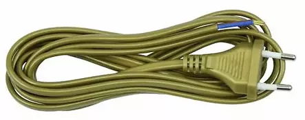 Pistotulppajohto 2,5 m kulta - Asennuskaapelit ja sähköjohdot - 6438140994028 - 1