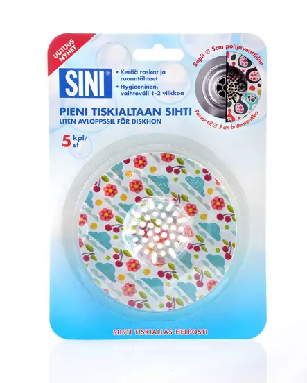 Sini pieni tiskialtaan sihti 5 kpl - Muut siivousvälineet - 6423800251498 - 1