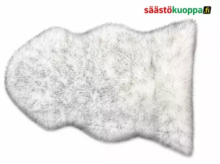 Tekoturkistalja 60x180cm valkoinen fox - Viltit - 6438159245098 - 1