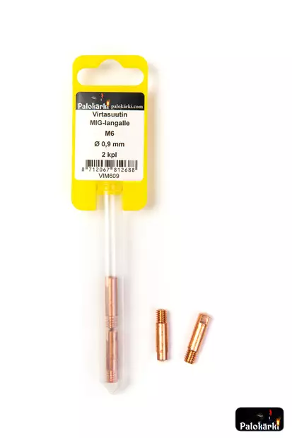Virtasuutin Mig-langalle M6/0,9mm 2kpl - Hitsaustarvikkeet ja työkalut - 8712067812688 - 1