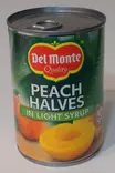 DEL MONTE PEACH HALVES IN LIGHT SYRUP - Hedelmä- ja marjasäilykkeet - 024000025528 - 1