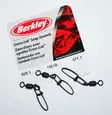 Berkley McMahon Cross-Lok Snap/S 3# 3kpl - Perukkeet, lukot, koukut ja painot - 028632617878 - 1