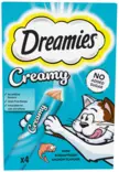 Dreamies Creamy Lohta 4x10g - Kissan herkut - 4008429151248 - 1