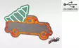 Joulukuusi auton kyydissä seinäkoriste - Jouluvalot - 8721461158728 - 1