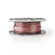 Kaiutinkaapeli 2x0,75mm 100m pyöreä PVC musta / punainen - Asennuskaapelit ja sähköjohdot - 5412810311958 - 2