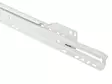 Laatikonohjain teräs/valkoinen 550mm - Kalustehelat - 6414671054578 - 1