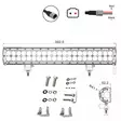 LED Valopaneeli Lämmityksellä 126W - Auton lisävalot - 6438140415608 - 2