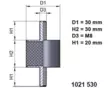 Lieriöeristin 30X30 M8/2 2kpl - Muut autotarvikkeet - 6438206219058 - 2