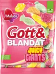 Malaco Gott&Blandat juicy giants 170 g - Karkit - 7310350136698 - 1