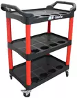 Monitoimikärry pyörillä max. 120 kg - Työpöydät, vaunut ja aputasot - 6430074696498 - 2