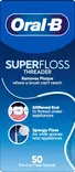 Oral-B hammaslanka 50kpl Super Floss - Suunhoitotarvikkeet & suuvedet - 8700216539128 - 1