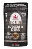 Poppamies burgers&ribs rub 200g - Majoneesit,maustekastikkeet ja tahnat - 6430034017158 - 1