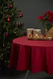 Pyöreä pöytäliina Ronja punainen 180cm - Pöytäliinat, tabletit ja esiliinat - 7318161549898 - 2