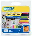 Rapid liima värikäs trendy 7mm 36kpl - Liimat ja teipit - 4051661034398 - 1